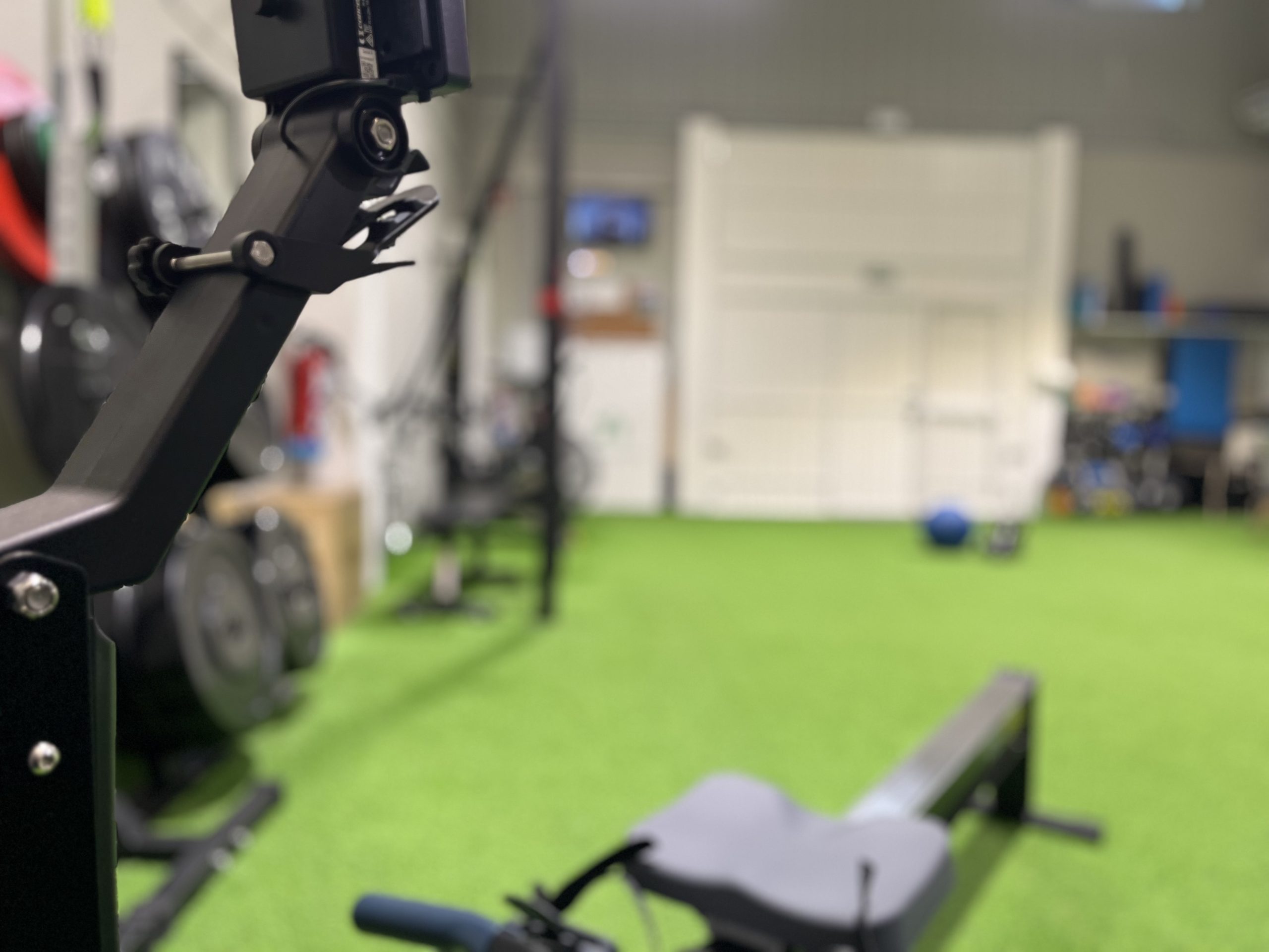 Foto del centro desde una perspectiva del final.