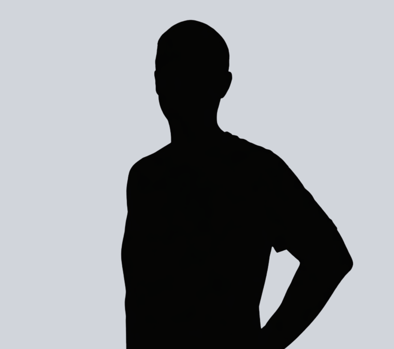 Fotografía de una silueta negra de una persona para indicar un próximo entrenador en el equipo