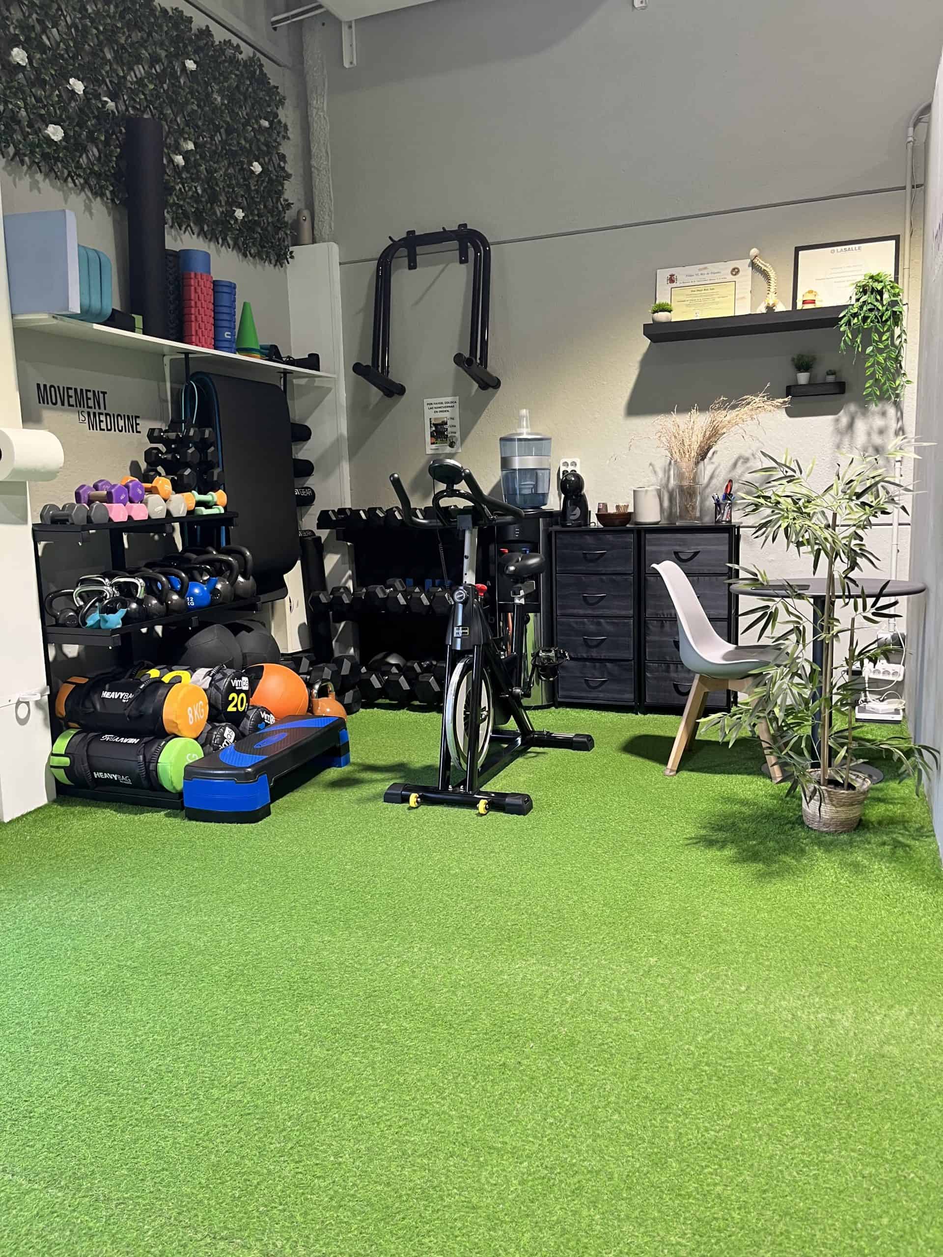 Fotografía de la zona de entrenamiento del centro.